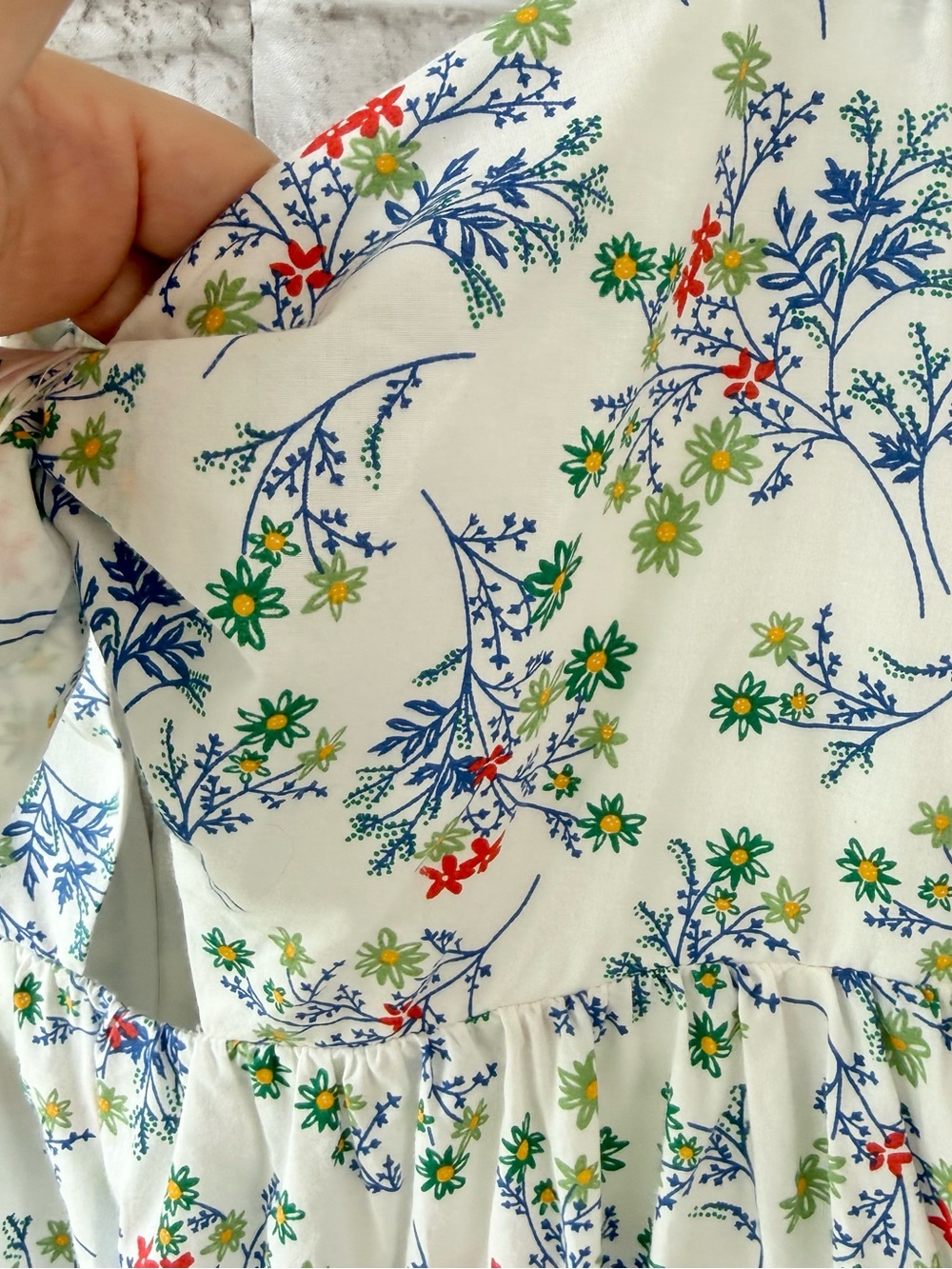 NWT Mable Wildflower key hole tiered ruffle dress szL - Picture 12 of 16